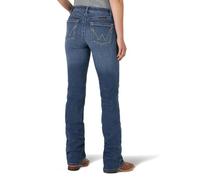 Wrangler Women's Misses Q-Baby Mid Rise Boot Cut Ultimate Riding Jean, Briley, 5W x 36L