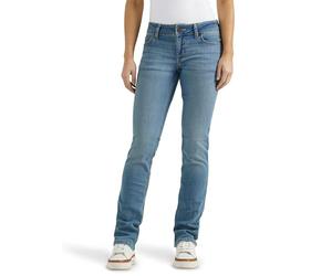 Wrangler Women's Misses Western Mid Rise Stretch Straight Leg Jean, Brianna, 5W x 36L