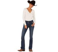 Wrangler Women's Western Stretch Boot Cut Jean, Kora, 15 Long