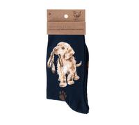 Wrendale Design Dog Socken - Hopeful - NAVY