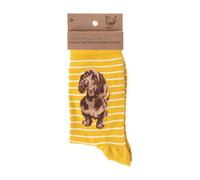 Wrendale Design Dog Socken - Little One - MUSTARD