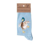 Wrendale Design Duck Socken - A Waddle and a Quack - BLUE