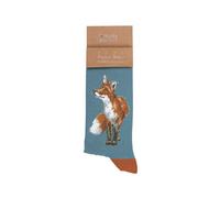 Wrendale Design Fox Men's Sock - Bright Eyed and Bushy Tailed