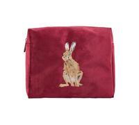 Wrendale Designs by Hannah Dale Kosmetiktasche "Golden Hour" mit Hasenstickerei