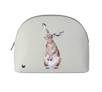Wrendale Designs by Hannah Dale Kosmetiktasche, Hase (große Kosmetiktasche), Grün