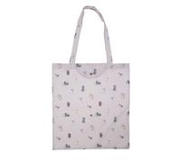 Wrendale Designs Faltbare Einkaufstasche mit Aufschrift "A Dog's Life", rose, 160mm x 110mm