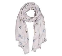 Wrendale Designs Glamour Puss Schal mit Katzenmuster, Grau