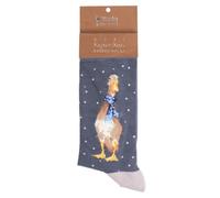 Wrendale Designs Herren Socken Erpel Christmas Scarves | WD-XSOCKM004