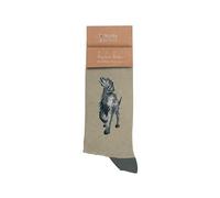 Wrendale Designs Herren Socken Walkies Schwarz Labrador