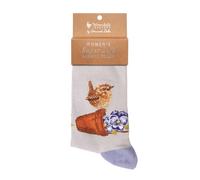 Wrendale Designs - Pottering About Zaunkönig Socken, multi, 4-7