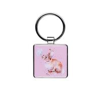 Wrendale Designs Schlüsselanhänger "I Spy a Butterfly", Kaninchen, mehrfarbig, One size