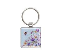 Wrendale Designs - Schlüsselanhänger "Just Bee-cause" Biene, blau, 40mm x 80mm