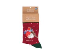Wrendale Designs - Season's Tweetings' Robin Socks