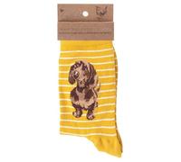 Wrendale Design Dog Socken - Little One - MUSTARD