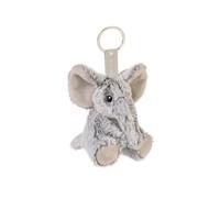 Wrendale Designs - Winnie' Elefant Plüsch-Schlüsselanhänger, grau, 110mm x 95mm x 75mm