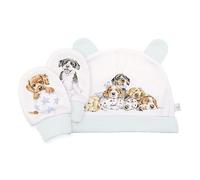 Wrendale Designs von Hannah Dale Neugeborenenmütze und Fäustlinge Set Little Paws