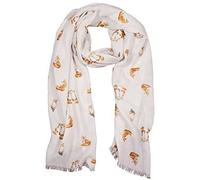 Wrendale Designs von Hannah Dale, Schal, 70 x 190 cm, Trüffel - Fuchs, 70cm x 190cm