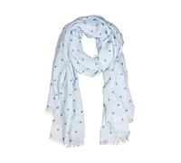 Wrendale Schal, Motiv: Hummelflug (blau)