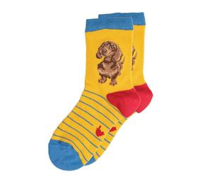 Wrendale - wrendale Kid`s Bambussocken Dachshund 27-31