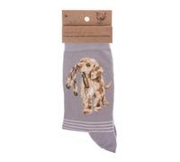 Wrendale - wrendale Women`s Bambussocken Hund grau