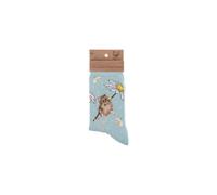 Wrendale - wrendale Women`s Bambussocken Maus mit Blume