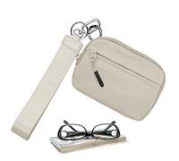 Wristlet Wallet, Credit Card Holder, Waterproof Nylon Coin Purse, Compact Key Ring Accessory with Hand Strap, Secure Storage for Women’s Equipment and Daily Use