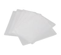 WRITWAA 12 Stück Transparente Kartenhülle aus Kunststoff mit Mattpolitur für Buskarten und Mitgliedskarten Degaussing Schutz und Praktische Kartenorganisation für Alltag