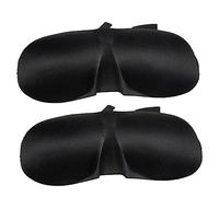 WRITWAA 2 Stück 3d-schlafmasken aus Polyester in Schwarz Ermöglicht Freies Augenbewegen und Fördert Erholsamen Schlaf für Zuhause und Reisen
