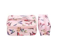 WRITWAA 2 Stück Kosmetiktasche Große Aufbewahrungstasche mit Reißverschluss Kunstleder für Damen für Kosmetik Pflegeprodukte und Reiseaccessoires