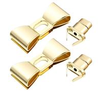 WRITWAA 2 Stück Metall Drehverschlüsse In Gold für Handtaschen Schultertaschen Selbstgemacht Taschenverschluss Glatte Oberfläche Langlebiges Material