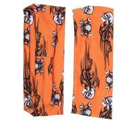 WRITWAA 2 Stück Sportliches Stirnband für Damen und Herren Atmungsaktives Leichtes Gewebe Halloween mit Totenkopf Muster für Laufen Yoga und Outdoor Aktivitäten