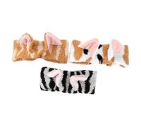 WRITWAA 3stücke Elastisches Stirnband zum Gesichtwaschen Spa-stirnband aus Stoffhandtuchmaterial Atmungsaktives Damen-kopfschmuck-stirnband zum Schminken und Baden Verstellbar für Verschie