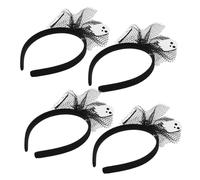 WRITWAA 4stücke Geister-haarreif für Halloween Cosplay-kopfschmuck Stirnband-accessoire Kostüm-verzierungen Kopfbedeckungen für Damen