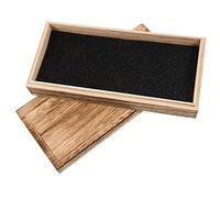WRITWAA Holz Schmuckkästchen Klein Mit Deckel Schmuckschatulle Aus Holz Für Ohrringe Ringe Anhänger Schmuckkasten Vintage Für Kommode Schlafzimmer