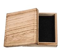 WRITWAA Holz Schmuckkästchen Mit Gepolstertem Innenfach Vintage Schmuckkasten Aus Massivem Holz Schmuckschatulle Für Armbänder Und Ohrringe Praktischer Schmuckorganizer Für Schminktisch