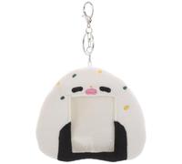 WRITWAA Kawaii und Schlüsselanhänger mit Pinguinmuster Ausweishülle aus Weichem Plüsch Zuverlässiger Kartenschutz und Weiches Material für Campusaktivitäten von Schülern