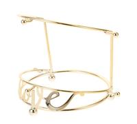 WRITWAA Lagiger Tiara Organizer aus Metall für Hochzeitskränze und Haarschmuck Praktischer Schmuckhalter für Brautaccessoires