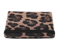 WRITWAA Reisepasshülle Aus Pu Mit Leopardenmuster RFID-Schutz Kartenfächern Und Ticketfach Stilvolle Reisepass-Tasche Für Damen Und Herren