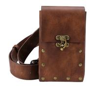 WRITWAA Retro Sports Gürteltasche aus Kleine Leichte Bauchtasche im Punk Stil für Outdoor Praktischer Hüftbeutel zur Aufbewahrung von Handy und Kleingeld Langlebiges Material Unisex