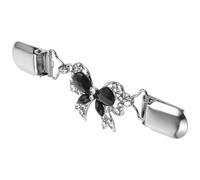 WRITWAA Schalclip Schleifenbrosche aus Legierung Eleganter Pullover und Cardigan Verschluss Feines Damenaccessoire für Schal und Strickjacke