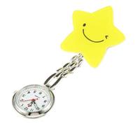 WRITWAA Taschenuhr Für Krankenschwester Mit Hübschem Muster Leicht Und Praktisch Zum Anklipsen Und Aufhängen Arzttaschenuhr Für Studenten Und Profis