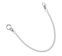 WRITWAA Taschenuhr Kette Silber aus Edelstahl Robuste Hängekette für Mantel und Tasche Stilvolles Taschenuhr Zubehör für Selbstgemacht