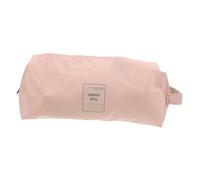 WRITWAA Tragbarer Schuhbeutel aus Robustem Polyester mit Großer Kapazität für 2-3 Paar Schuhe Faltbare Reiseschuhtasche für Sport und Reisen in Rosa