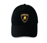 WSCDMCC Auto Baseballcap für Lamborghini, Einstellbare Outdoor Running Sport Kappe Autofans Hüte Unisex,B