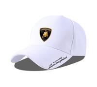 WSCDMCC Auto Baseballcap für Lamborghini, Einstellbare Outdoor Running Sport Kappe Autofans Hüte Unisex,B