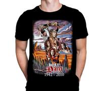 WSH - Holy-Dio - Sabbath Horror Rock Music Heavy Metal Herren-T-Shirt, Schwarz, Schwarz , 58