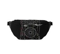 WSHFFILO Dark Dream Catcher bedruckte Crossbody-Hüfttasche, lässige Brusttasche