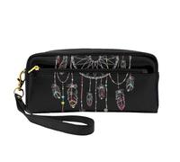 WSHFFILO Federmäppchen, Motiv: Dark Dream Catcher, klein, tragbar, Schreibwaren-Tasche
