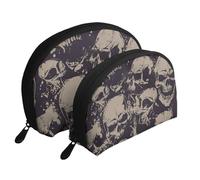 WSHFFILO Handtasche mit Aufdruck "Many Skulls Get Together", weiß, Einheitsgröße