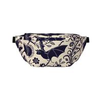 WSHFFILO Umhängetasche mit Fledermaus-Druck, lässige Brusttasche